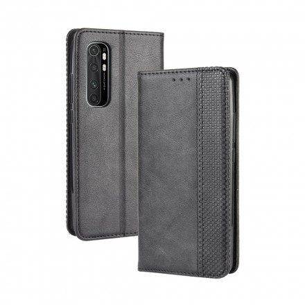 Folio-fodral För Xiaomi Mi Note 10 Lite Läderfodral Utformad Vintage Lädereffekt