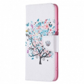 Folio-fodral För Xiaomi Redmi 10 Blommigt Träd