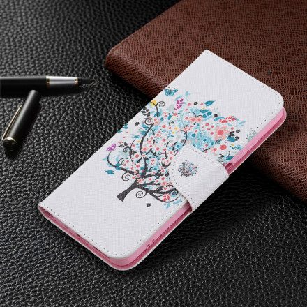 Folio-fodral För Xiaomi Redmi 10 Blommigt Träd