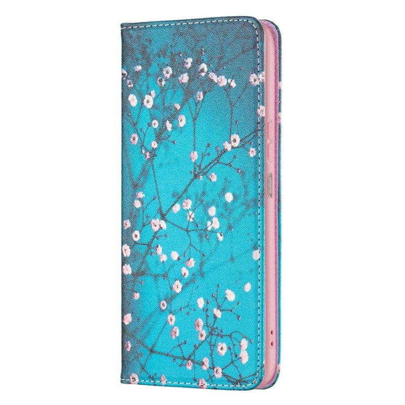 Folio-fodral För Xiaomi Redmi 10C Läderfodral Blomster