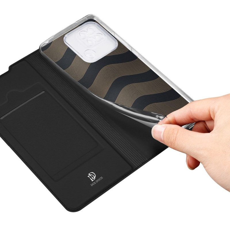 Folio-fodral För Xiaomi Redmi 10C Läderfodral Skin-pro Series Dux Ducis