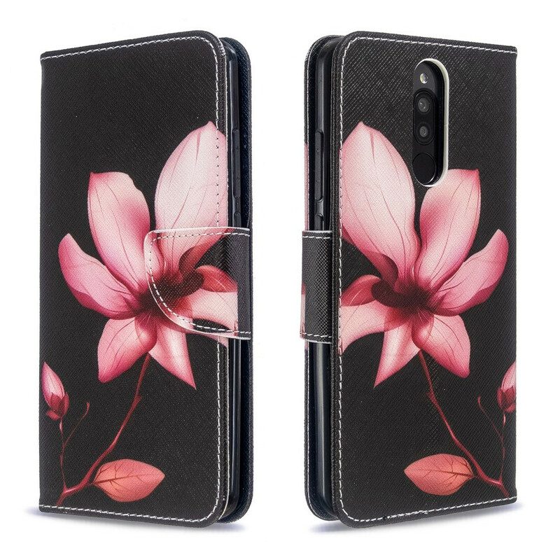 Folio-fodral För Xiaomi Redmi 8 Rosa Blomma