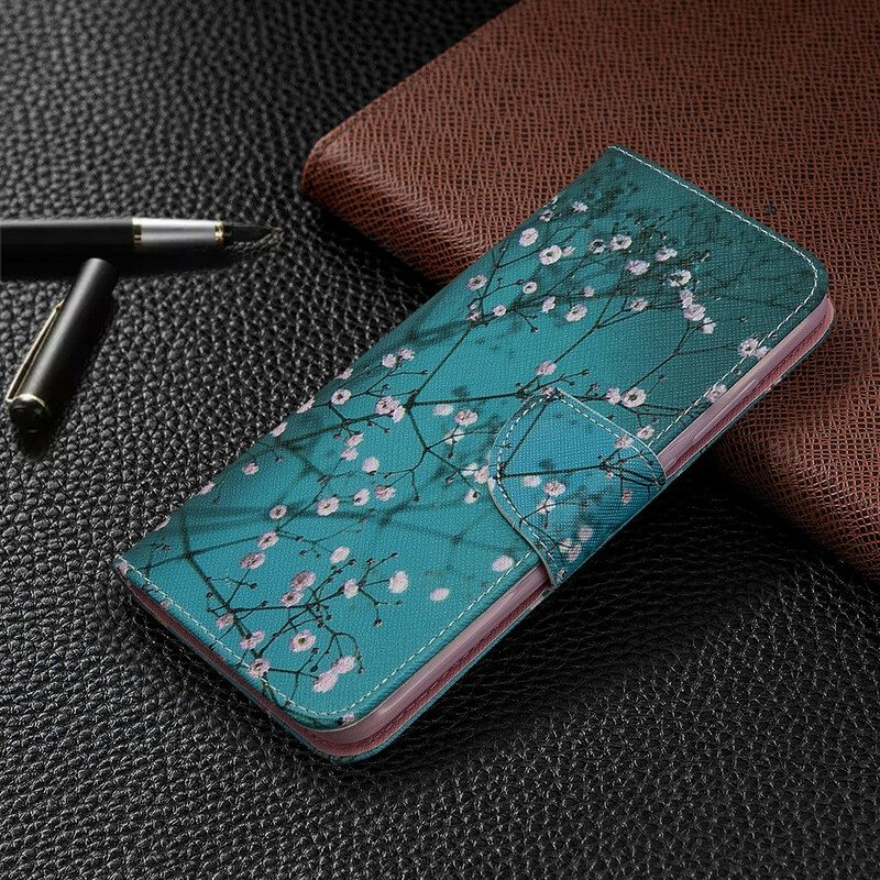 Folio-fodral För Xiaomi Redmi 8A Blommande Träd