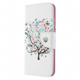Folio-fodral För Xiaomi Redmi 8A Blommigt Träd
