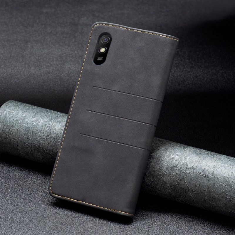 Folio-fodral För Xiaomi Redmi 9A Läderfodral Binfen Färg