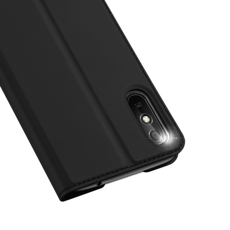 Folio-fodral För Xiaomi Redmi 9A Läderfodral Dux Ducis Pro Skin