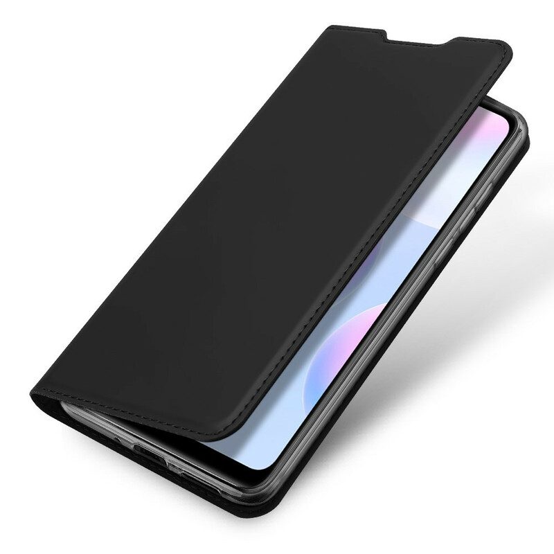 Folio-fodral För Xiaomi Redmi 9A Läderfodral Dux Ducis Pro Skin