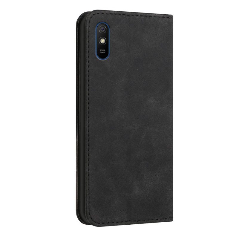 Folio-fodral För Xiaomi Redmi 9A Läderfodral S-design Läderstil