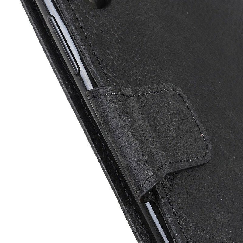 Folio-fodral För Xiaomi Redmi 9A Lychee Texture Plus