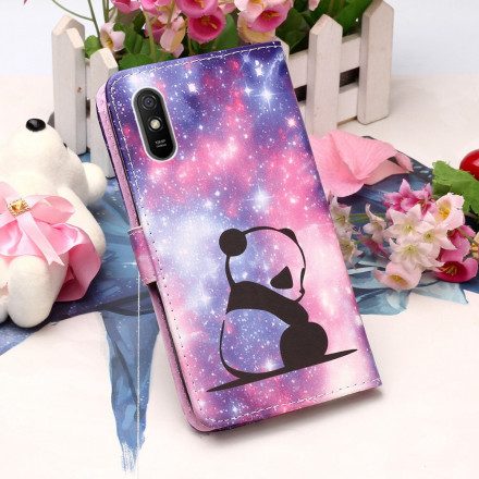 Folio-fodral För Xiaomi Redmi 9A Med Kedjar Thong Panda Musings