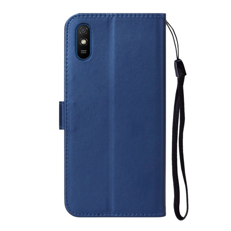 Folio-fodral För Xiaomi Redmi 9A Solid Color Series