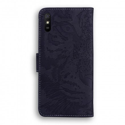 Folio-fodral För Xiaomi Redmi 9A Tiger Face Print