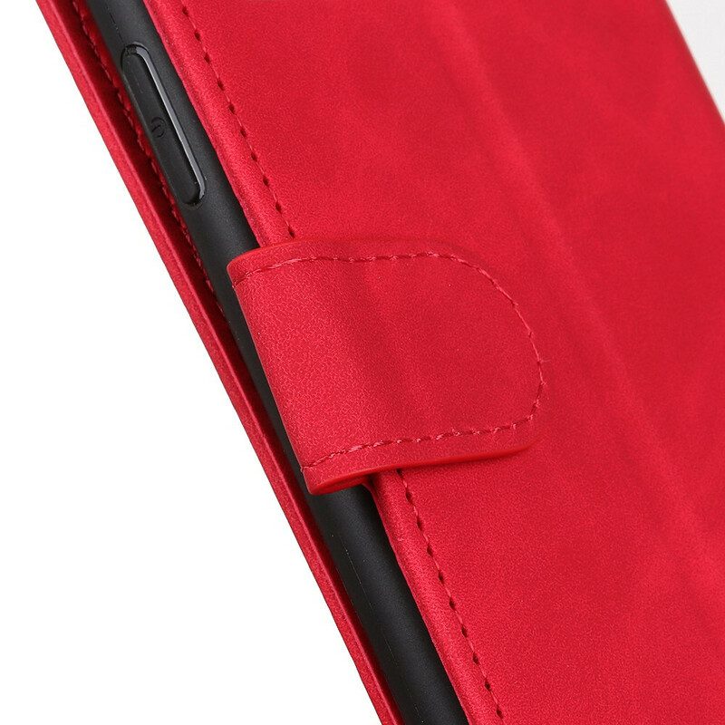 Folio-fodral För Xiaomi Redmi 9A Vintage Lädereffekt Khazneh