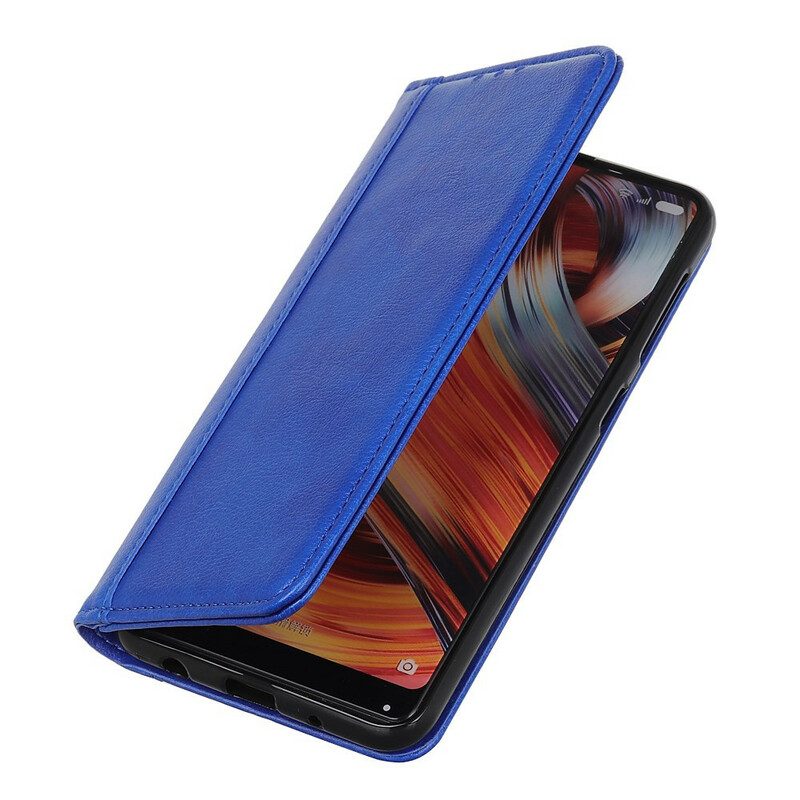 Folio-fodral För Xiaomi Redmi 9C Läderfodral Charm Split Lychee Läder