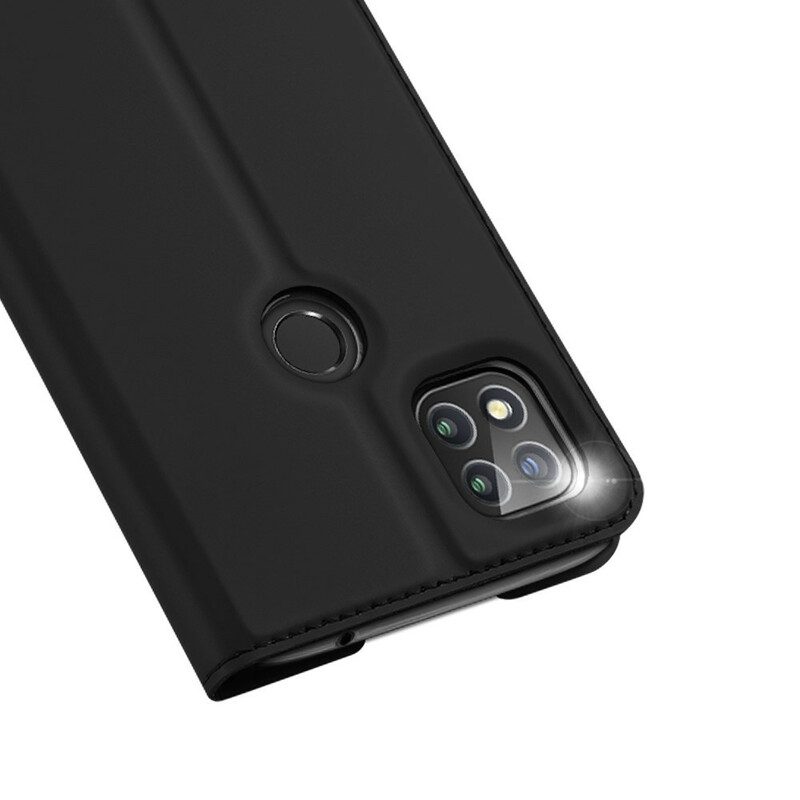 Folio-fodral För Xiaomi Redmi 9C Läderfodral Dux Ducis Pro Series Skin