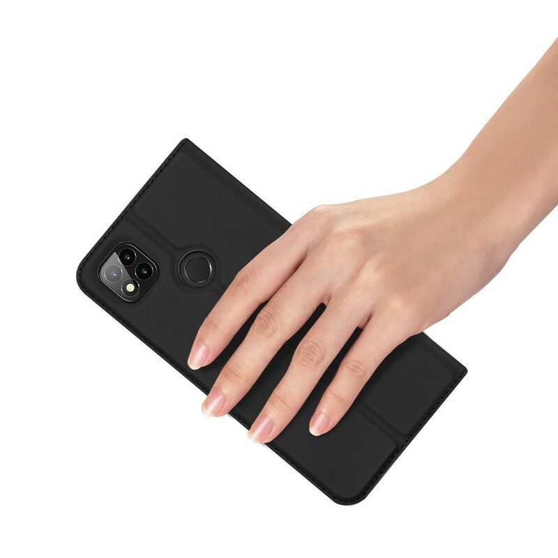 Folio-fodral För Xiaomi Redmi 9C Läderfodral Dux Ducis Pro Series Skin