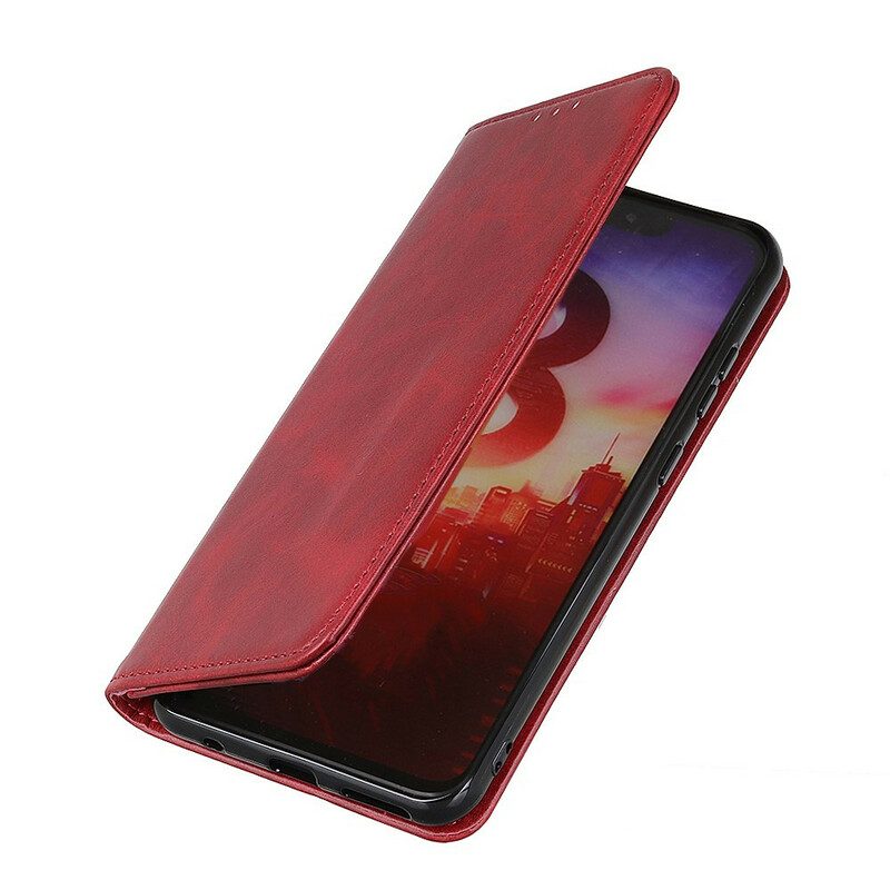 Folio-fodral För Xiaomi Redmi 9C Läderfodral Splitläder