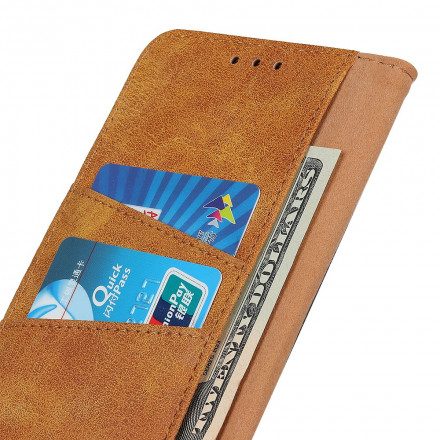 Folio-fodral För Xiaomi Redmi Note 10 5G / Poco M3 Pro 5G Vintage Vändbart Lås