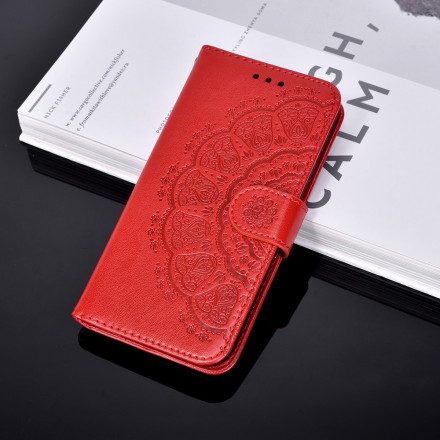 Folio-fodral För Xiaomi Redmi Note 10 Pro Coral Mandala