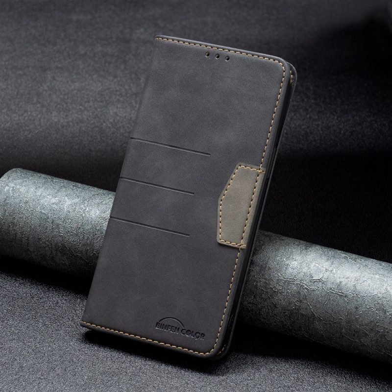 Folio-fodral För Xiaomi Redmi Note 10 Pro Läderfodral Binfen Färg
