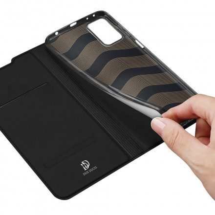 Folio-fodral För Xiaomi Redmi Note 10 Pro Läderfodral Dux Ducis Pro Skin