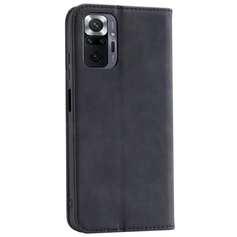 Folio-fodral För Xiaomi Redmi Note 10 Pro Läderfodral Faux Leather Casedance