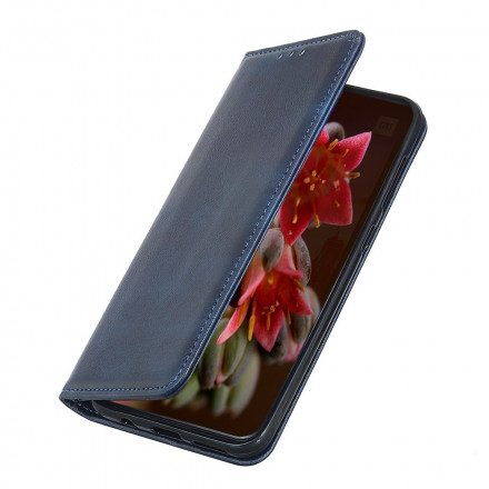 Folio-fodral För Xiaomi Redmi Note 10 Pro Läderfodral Litchi Split Läder