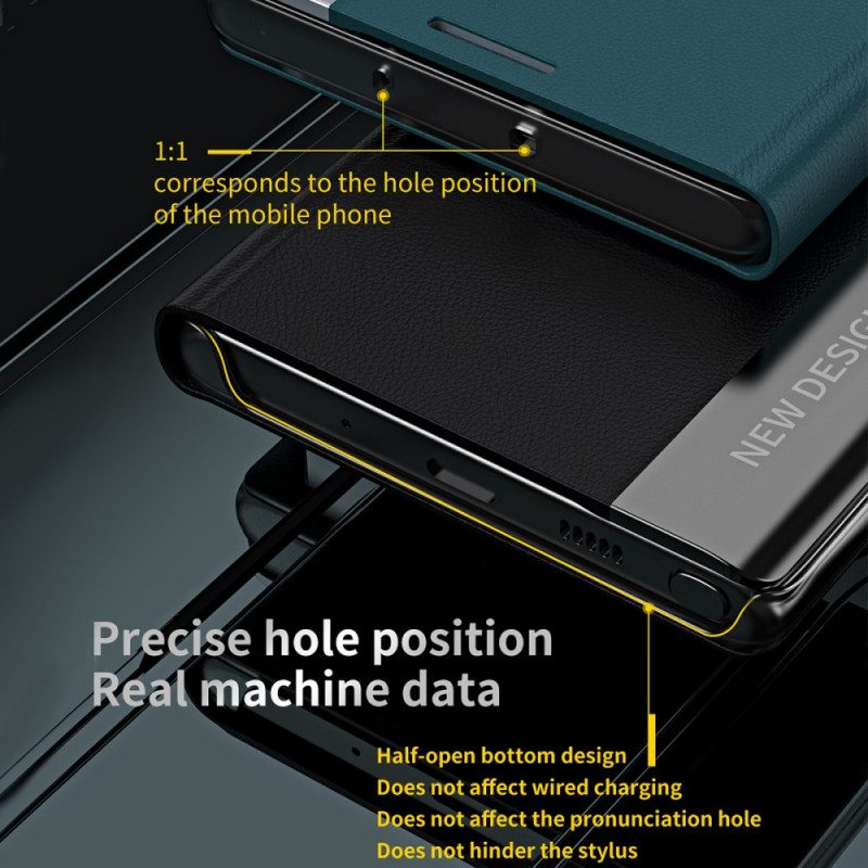 Folio-fodral För Xiaomi Redmi Note 10 Pro Läderfodral Ny Design