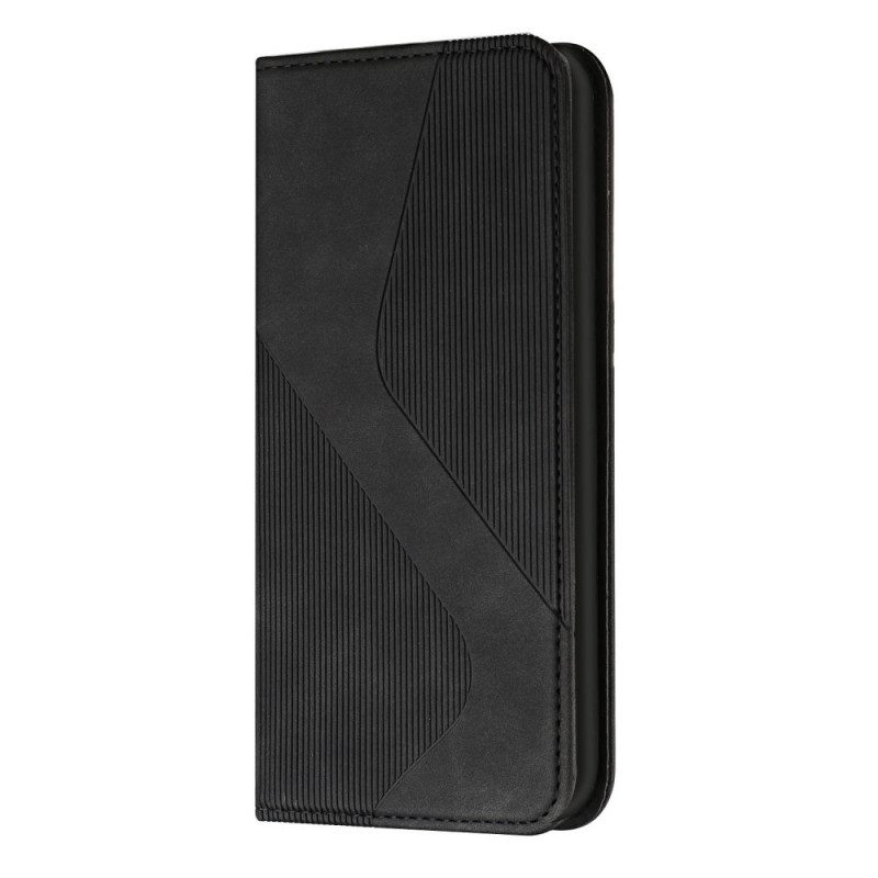 Folio-fodral För Xiaomi Redmi Note 10 Pro Läderfodral S-design Läderstil
