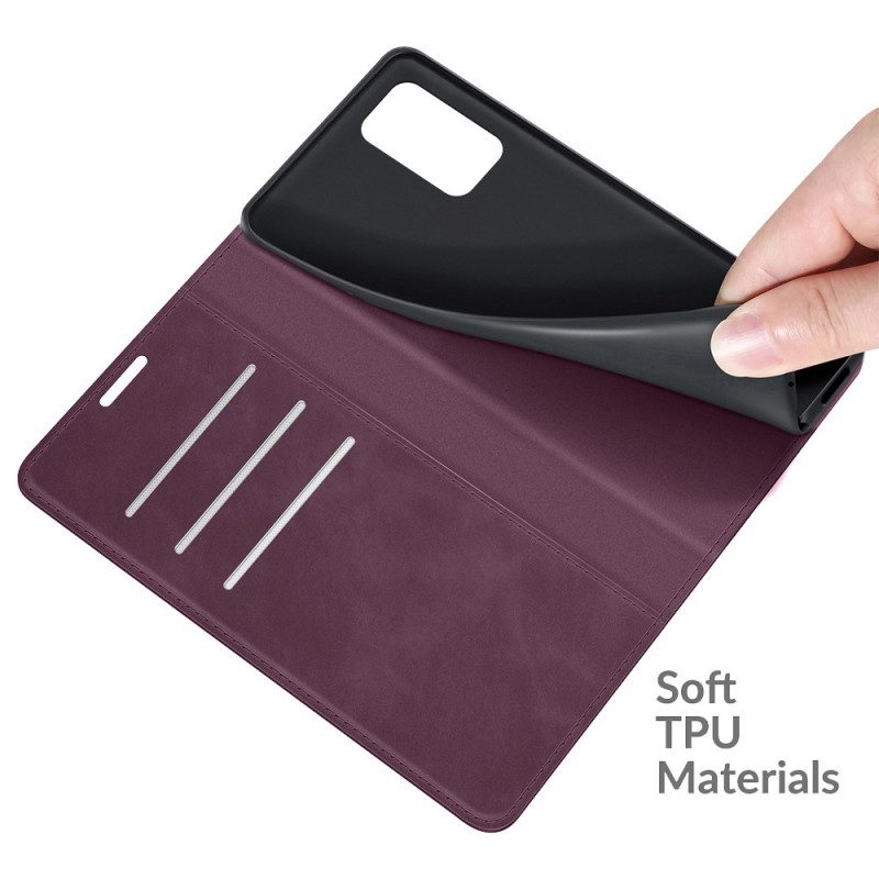 Folio-fodral För Xiaomi Redmi Note 10 Pro Läderfodral Skin-touch Nya Färger