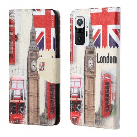 Folio-fodral För Xiaomi Redmi Note 10 Pro London Life
