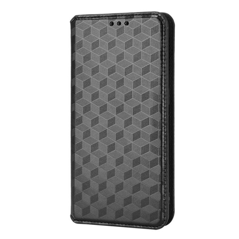 Folio-fodral För Xiaomi Redmi Note 11 / 11S Läderfodral 3d Diamantlädereffekt