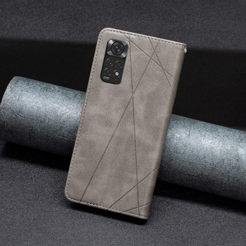 Folio-fodral För Xiaomi Redmi Note 11 / 11S Läderfodral Artiststil