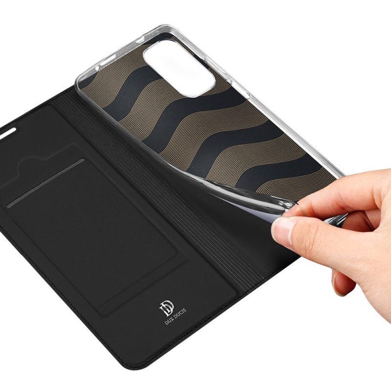 Folio-fodral För Xiaomi Redmi Note 11 / 11S Läderfodral Dux Ducis Pro Skin