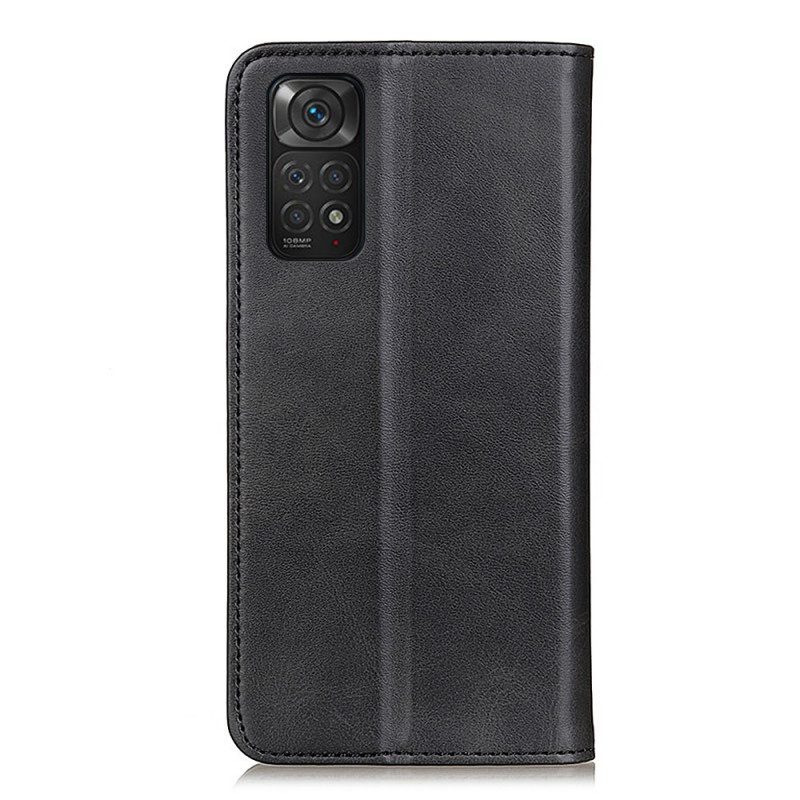 Folio-fodral För Xiaomi Redmi Note 11 / 11S Läderfodral Elegance Split Läder