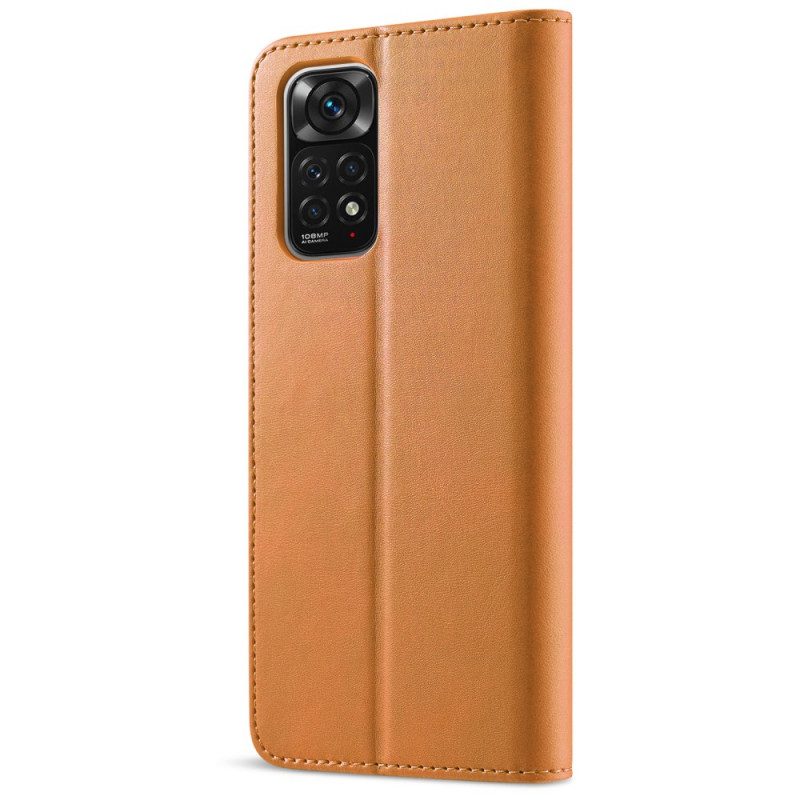 Folio-fodral För Xiaomi Redmi Note 11 / 11S Lc.imeeke Lädereffekt