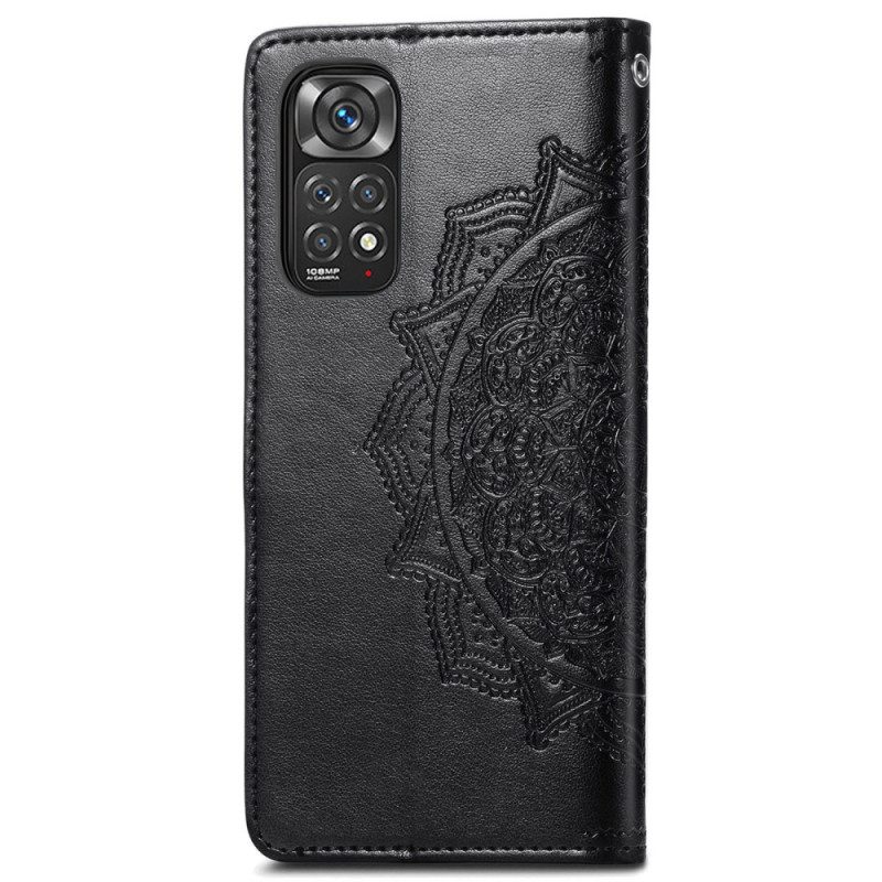 Folio-fodral För Xiaomi Redmi Note 11 / 11S Medelålders Mandala