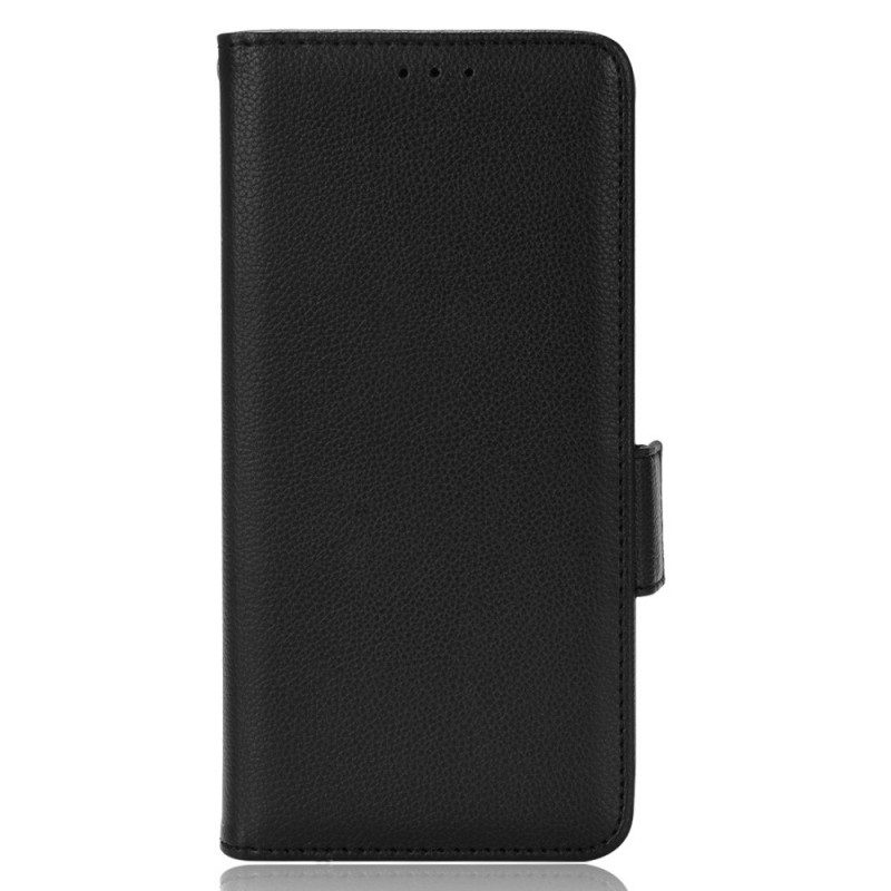 Folio-fodral För Xiaomi Redmi Note 11 Pro 4G / 5G Faux Leather Lychee