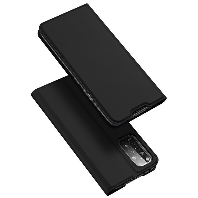 Folio-fodral För Xiaomi Redmi Note 11 Pro 4G / 5G Läderfodral Dux Ducis Pro Skin