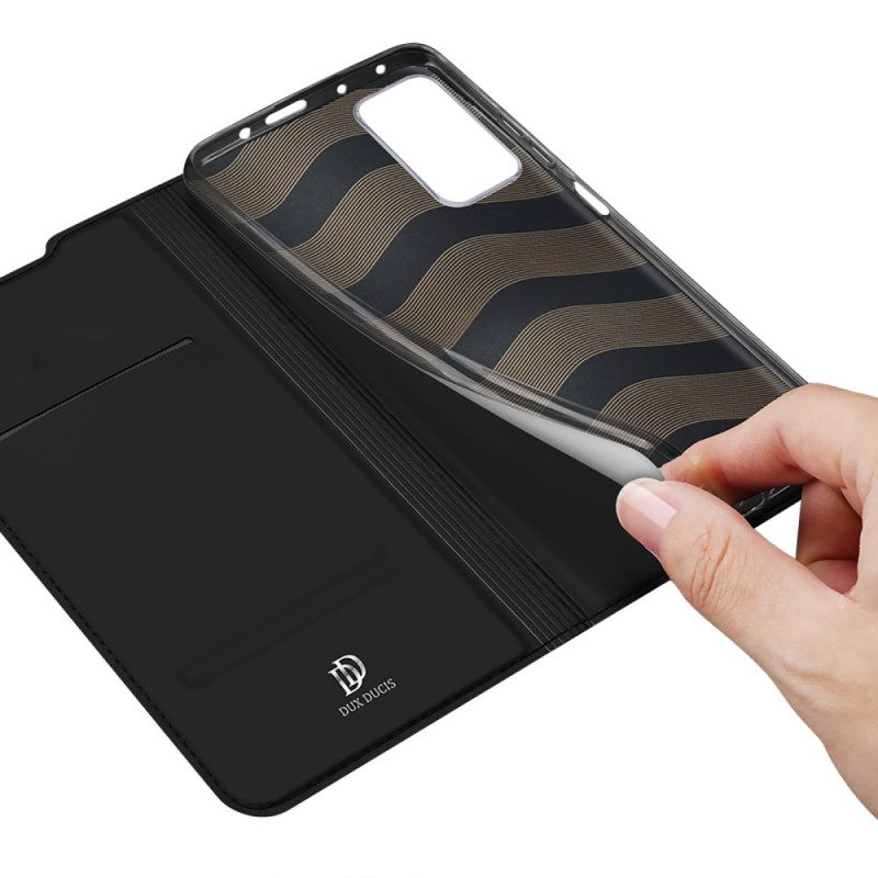 Folio-fodral För Xiaomi Redmi Note 11 Pro 4G / 5G Läderfodral Dux Ducis Pro Skin
