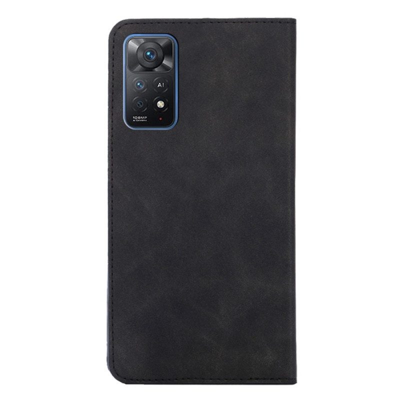 Folio-fodral För Xiaomi Redmi Note 11 Pro 4G / 5G Läderfodral Skin-touch Design