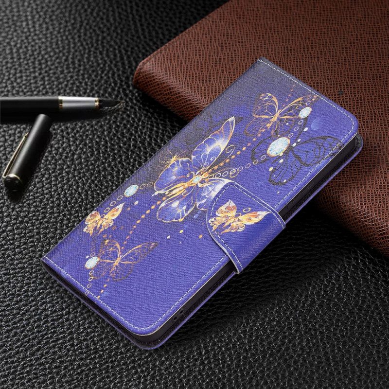 Folio-fodral För Xiaomi Redmi Note 11 Pro Plus 5G Fjärilar