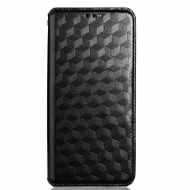 Folio-fodral För Xiaomi Redmi Note 11 Pro Plus 5G Läderfodral 3d Texture Lädereffekt