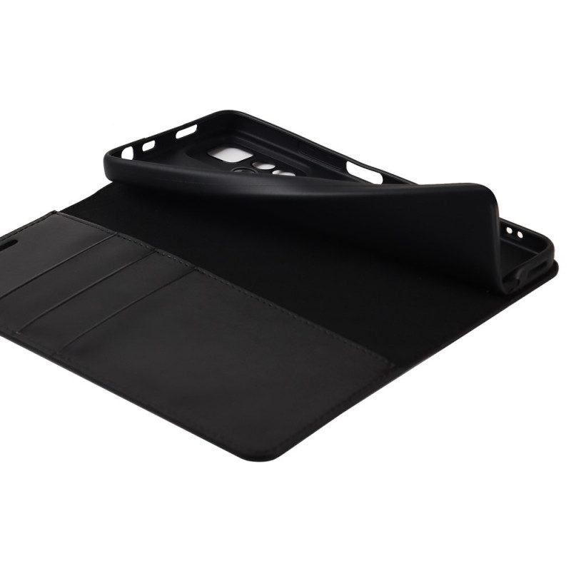 Folio-fodral För Xiaomi Redmi Note 11 Pro Plus 5G Läderfodral Äkta Läder