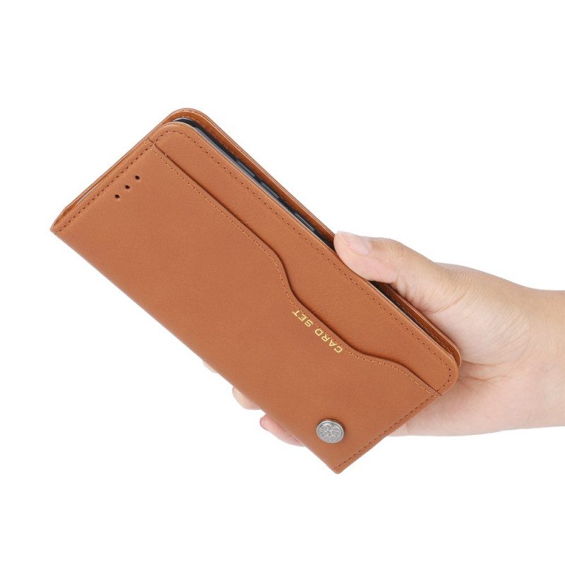Folio-fodral För Xiaomi Redmi Note 11 Pro Plus 5G Läderfodral Korthållare I Konstläder
