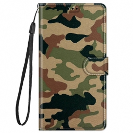 Folio-fodral För Xiaomi Redmi Note 11 Pro Plus 5G Militärt Kamouflage