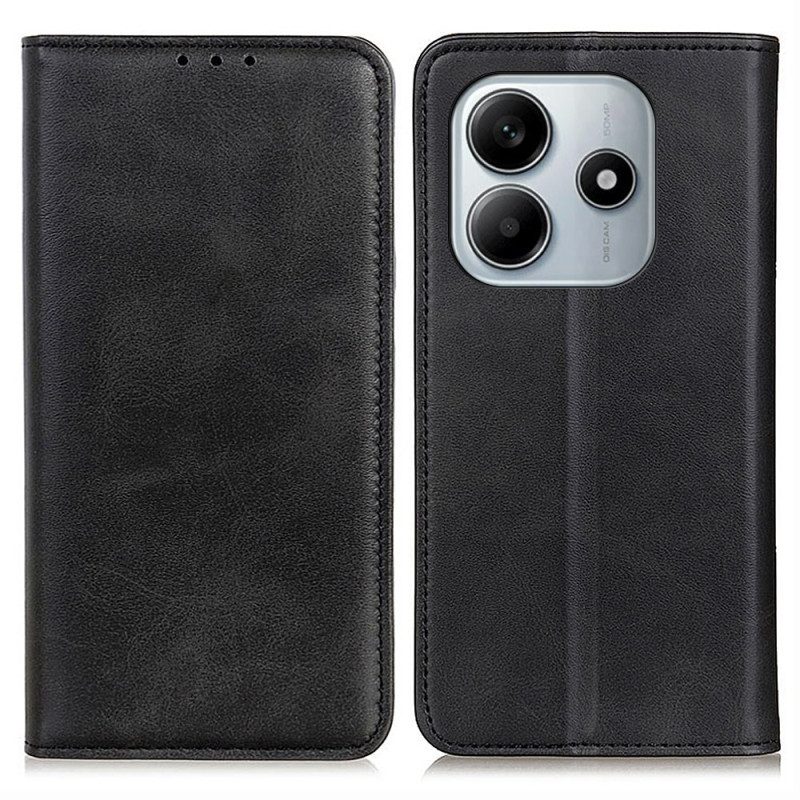 Folio-fodral För Xiaomi Redmi Note 14 4g Läderstruktur