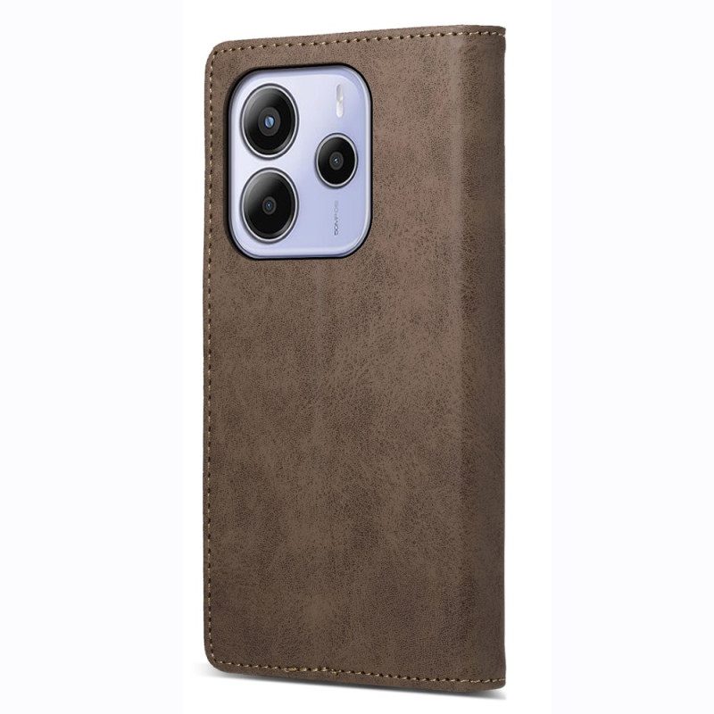 Folio-fodral För Xiaomi Redmi Note 14 4g Vintage Rfid-blockering