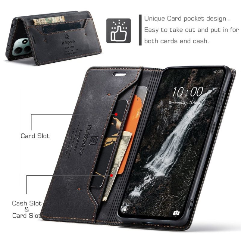 Folio-fodral För Xiaomi Redmi Note 14 5g Denimtyg