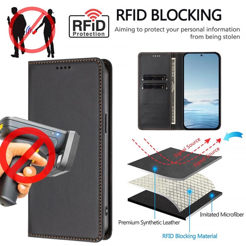 Folio-fodral För Xiaomi Redmi Note 14 5g Rfid-blockering